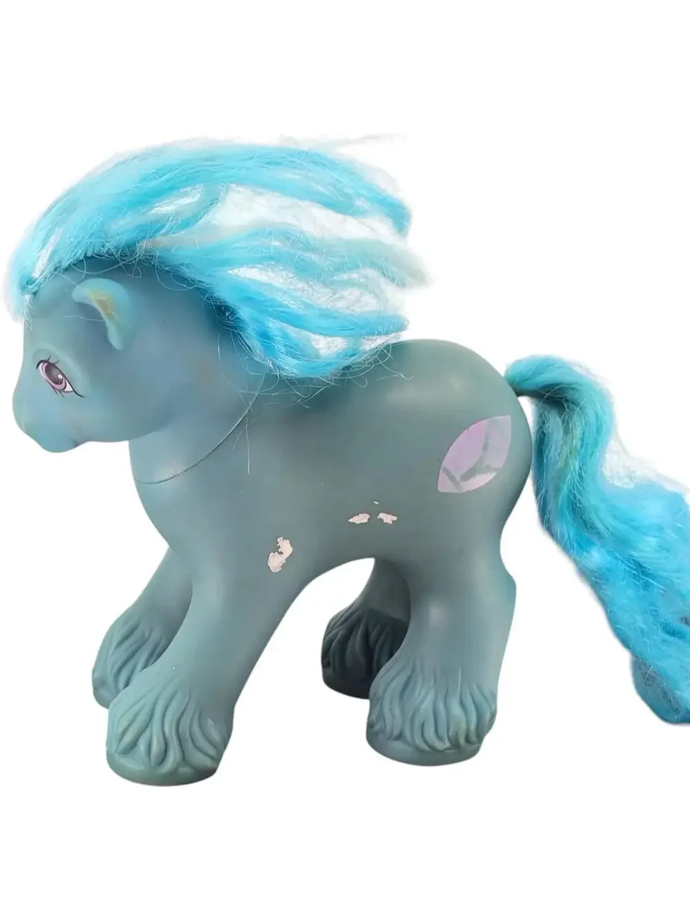 My Little Pony 1987 G1‎ Quarterback Big Brother Ponies Blue VTG MLP Hong Kong